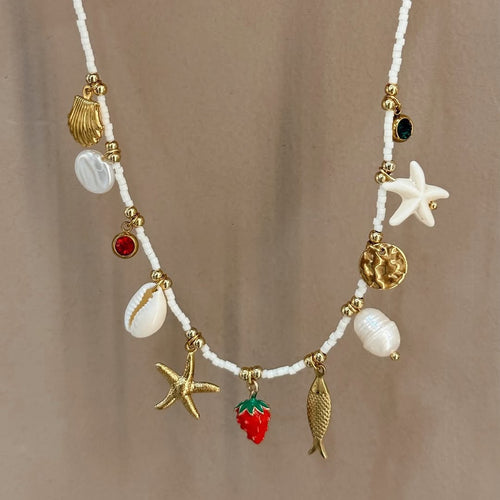 Bohemian Beach Shell Necklace for Women - Stylish Pendant Necklace