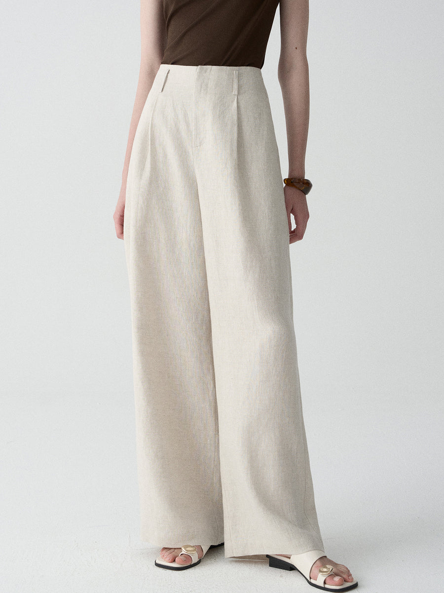 Linen Breathable Thin Wide-leg Trousers for Effortless Style