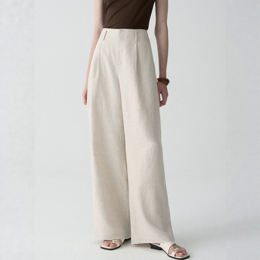 Linen Breathable Thin Wide-leg Trousers for Effortless Style