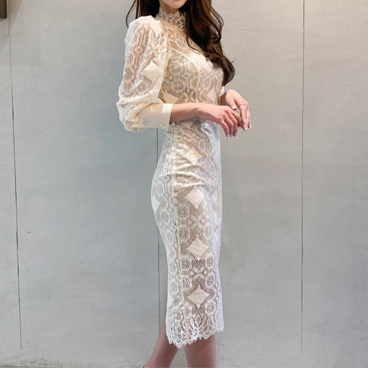 Elegant Embroidered Maxi Dress for Women