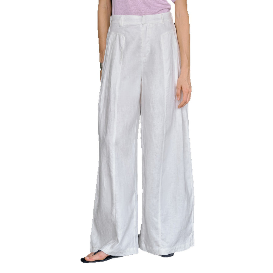 Womens Springsummer Three-dimensional Tailoring Relaxed Long Pants