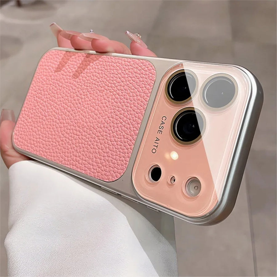 Lychee-pattern Phone Case with Full-body Coverage