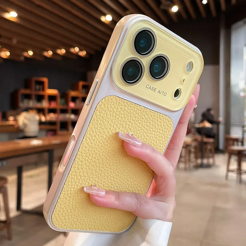 Lychee-pattern Phone Case for Full-body Coverage Protection
