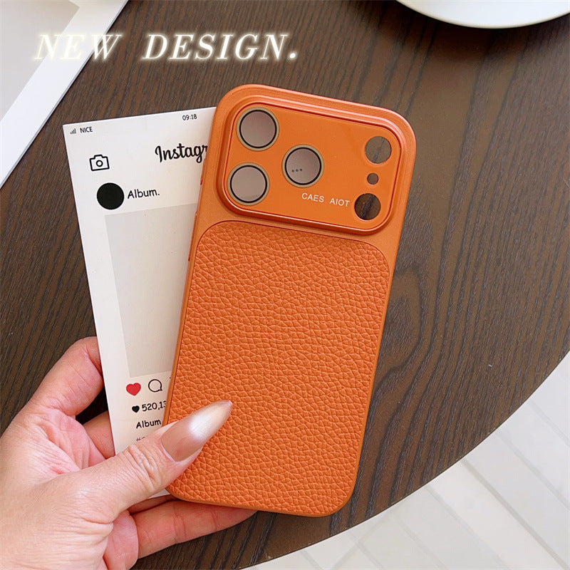 Lychee-pattern Phone Case with Full-body Coverage