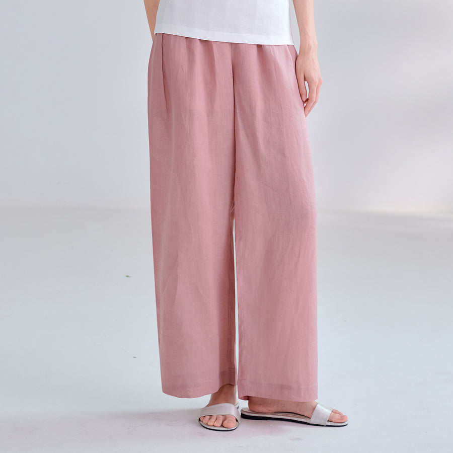 High-waisted Yamamoto-style Relaxed-fit Wide Leg Pants