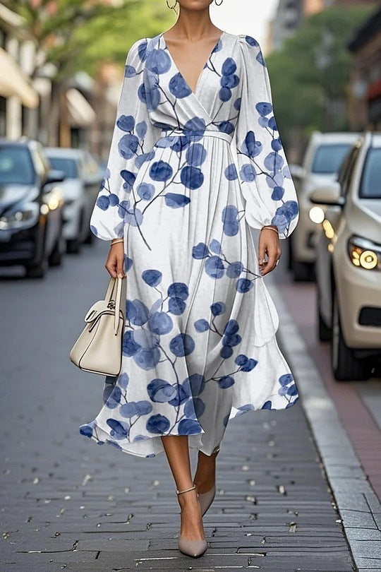 Stylish Printed Casual Womens Long Dress for Every Occasion