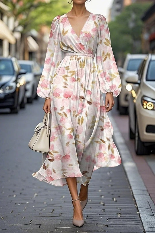 Stylish Printed Casual Womens Long Dress for Every Occasion