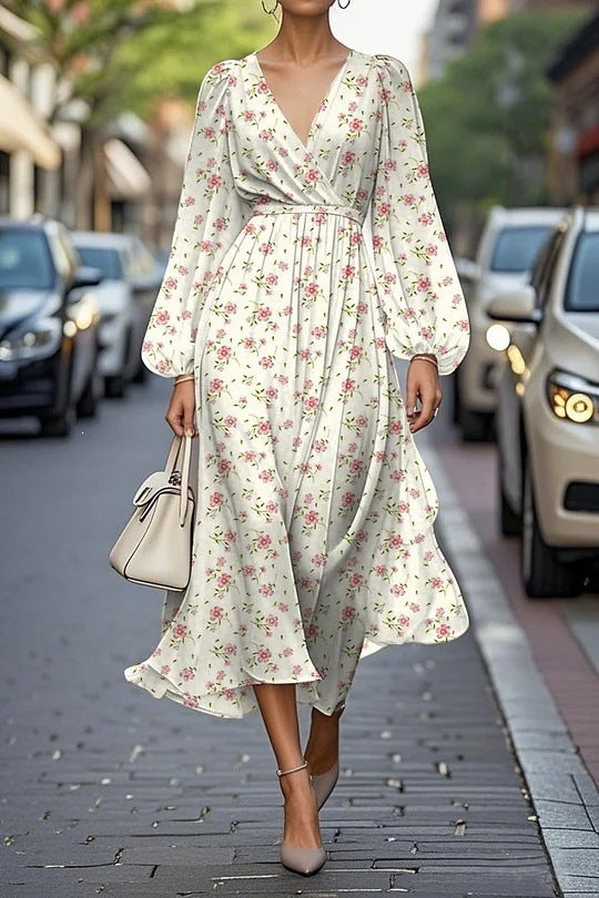 Stylish Printed Casual Womens Long Dress for Every Occasion