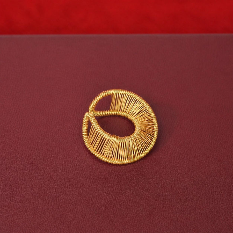 Niche Intricately Cut-out Statement Ring for Versatile Style