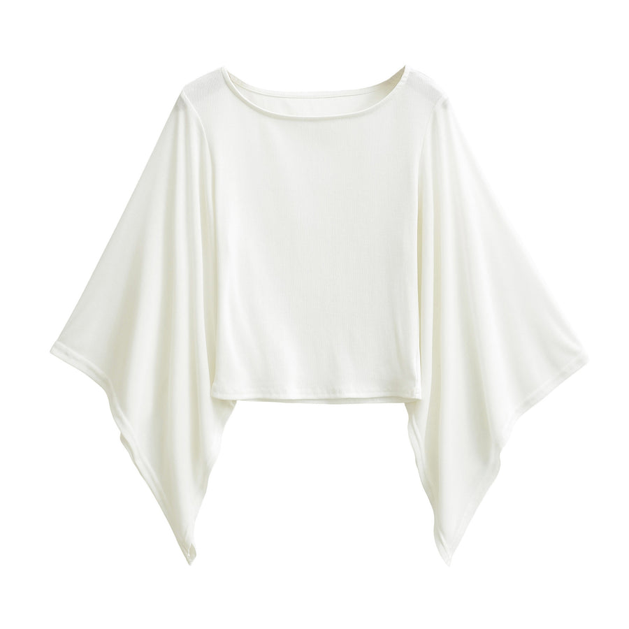 Womens Summer Slim-fit Solid-color Versatile Top