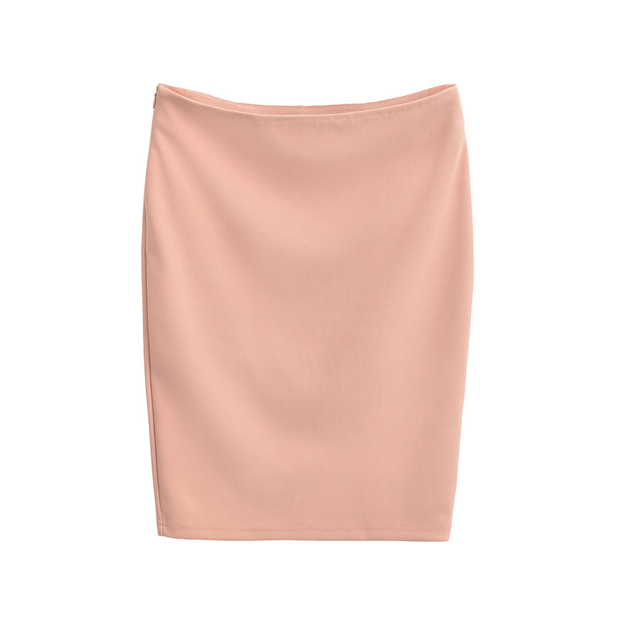 Womens Summer Solid-Color High-Waisted Maxi Skirt