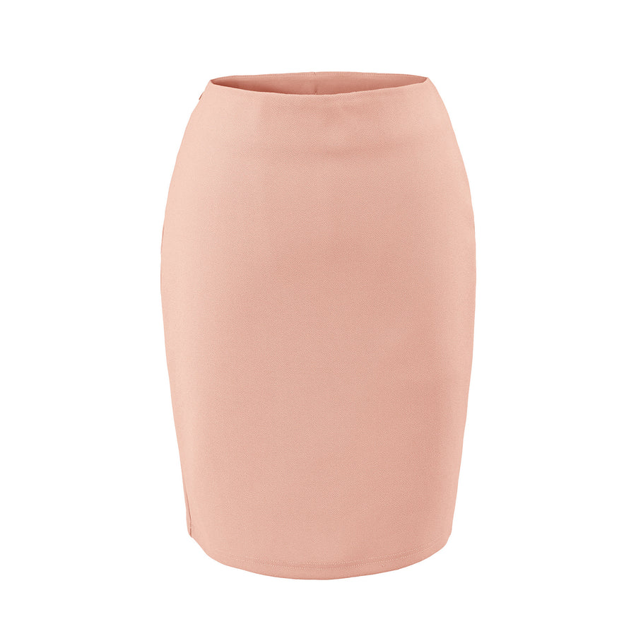 Womens Summer Solid-Color High-Waisted Maxi Skirt