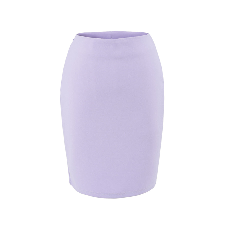 Womens Summer Solid-Color High-Waisted Maxi Skirt