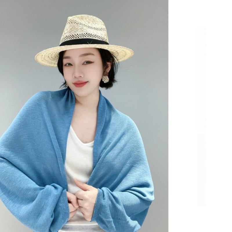 Lightweight Knitted Shawl Cardigan for Summer Dresses