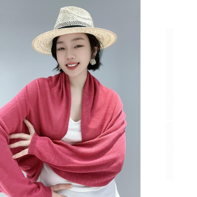 Lightweight Knitted Shawl Cardigan for Summer Dresses