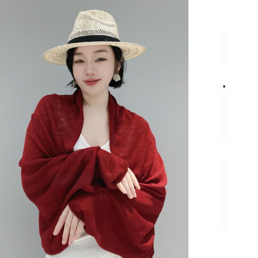 Lightweight Knitted Shawl Cardigan for Summer Dresses
