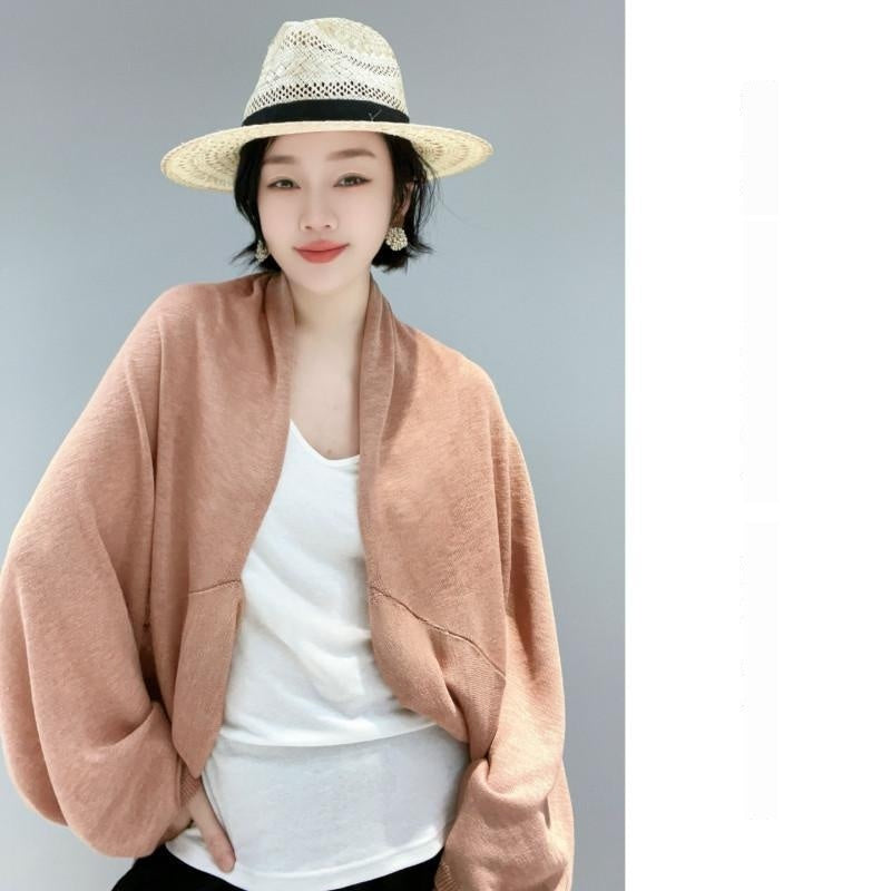Lightweight Knitted Shawl Cardigan for Summer Dresses