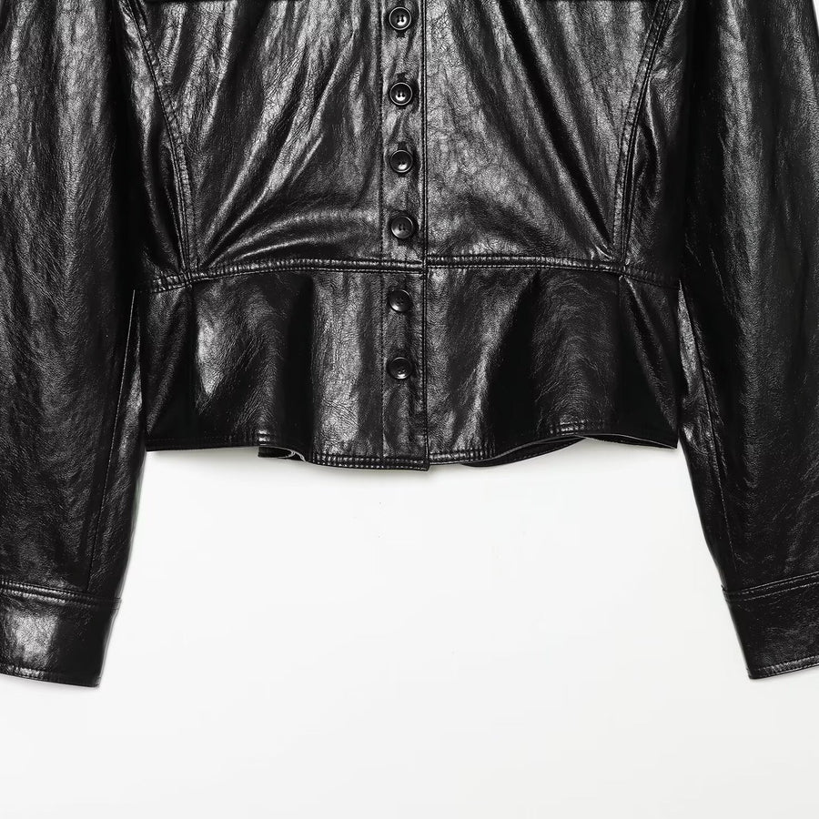 Womens Summer Lapel-Neck Hemline Dress-Style Jacket