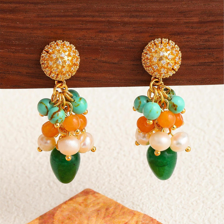 Womens Necklace, Bracelet, Ring and Earrings Set - Pendant Necklace