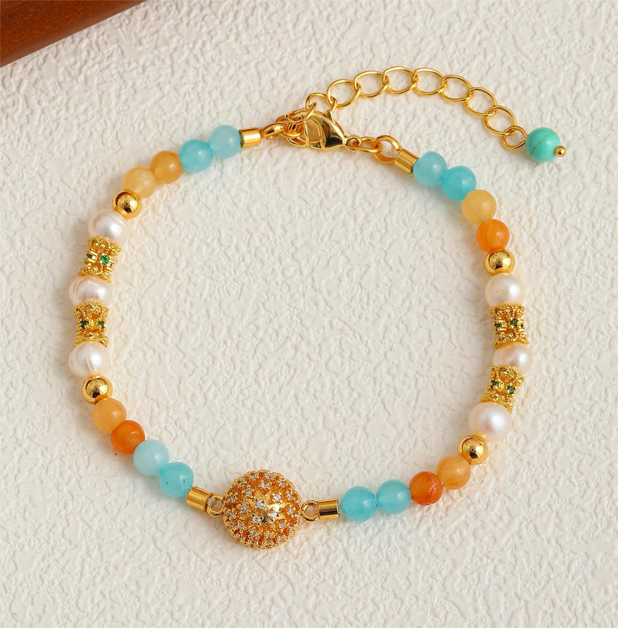 Womens Necklace, Bracelet, Ring and Earrings Set - Pendant Necklace