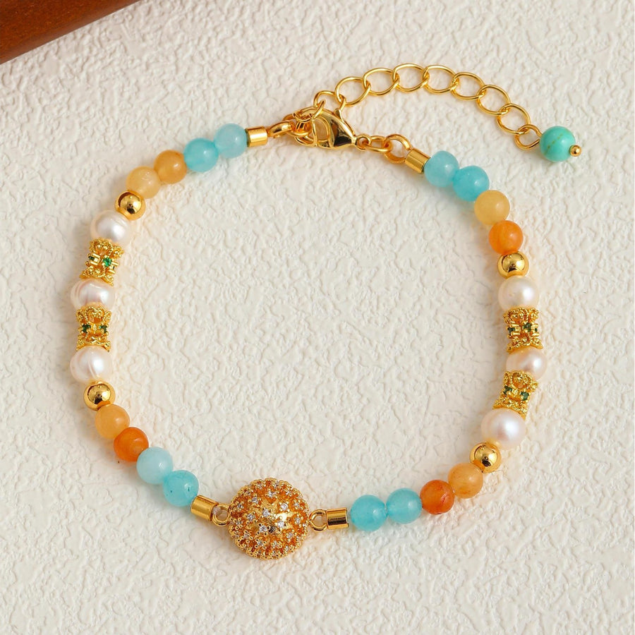 Womens Necklace, Bracelet, Ring and Earrings Set - Pendant Necklace