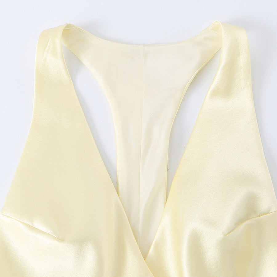 Halter Strap Summer Sleeveless Top for Effortless Style