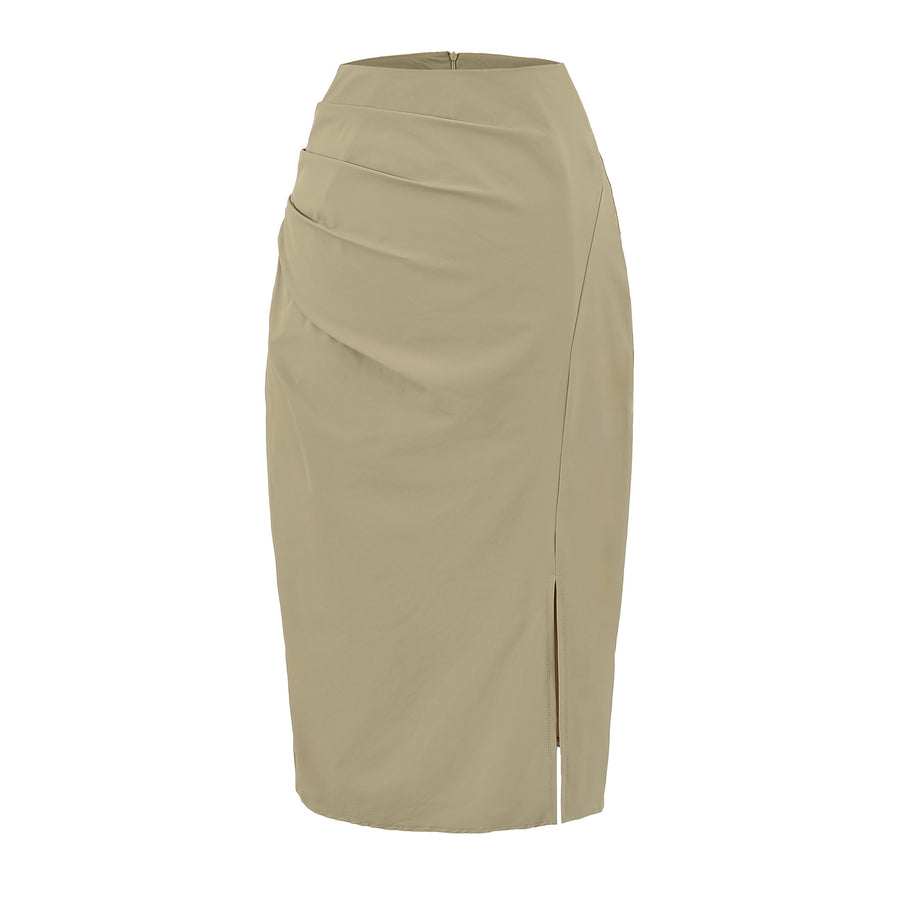 Womens Summer New Split Mid-Length Bodycon Skirt - Stylish Maxi Skirt