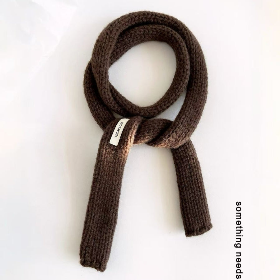 Narrow Long Scarf Womens Neck Warmer for Stylish Comfort