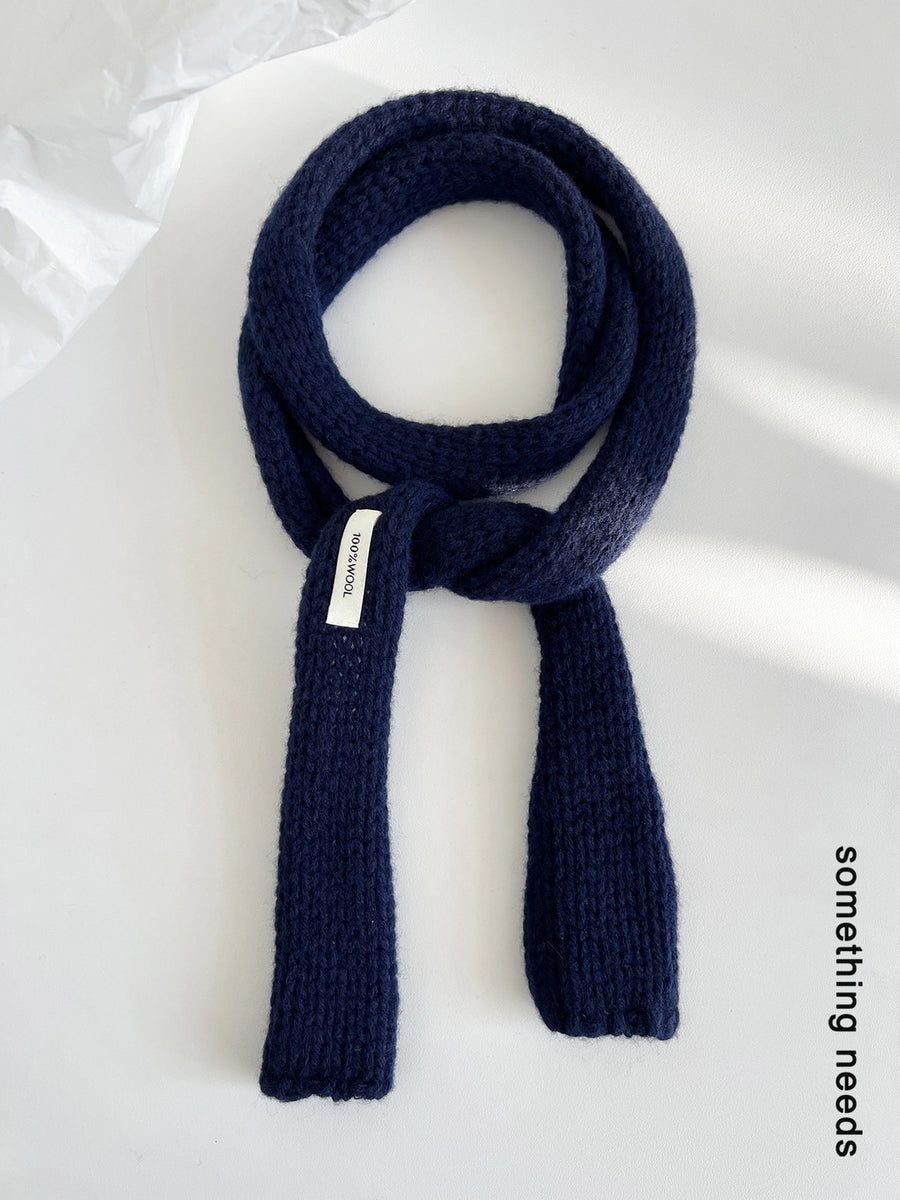 Narrow Long Scarf Womens Neck Warmer for Stylish Comfort