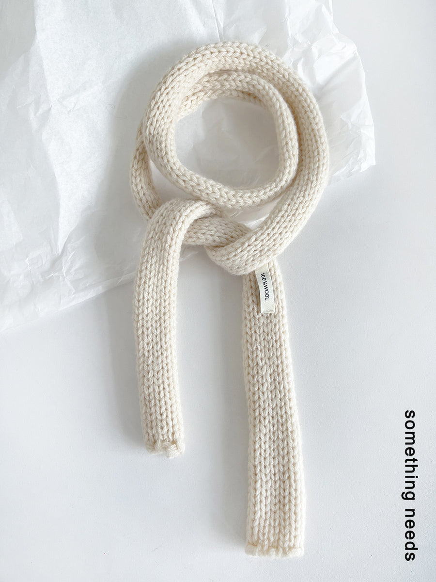 Narrow Long Scarf Womens Neck Warmer for Stylish Comfort