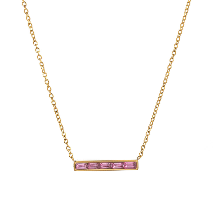 Niche Light-Luxury December Birthstone Pendant Necklace