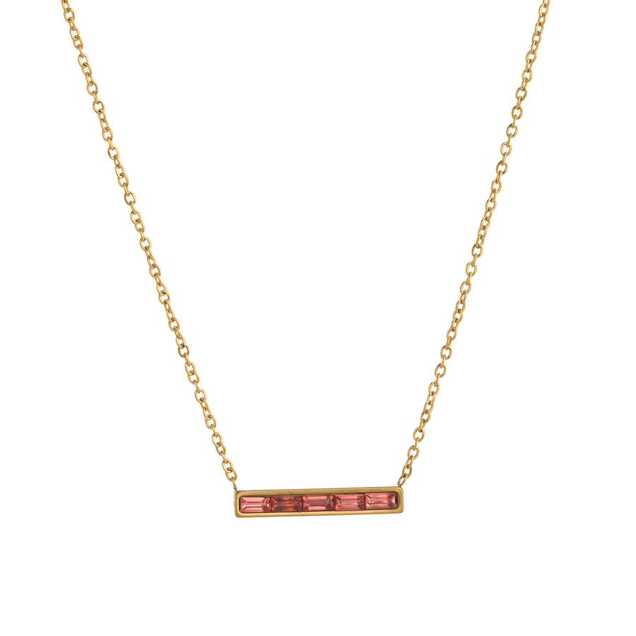 Niche Light-Luxury December Birthstone Pendant Necklace