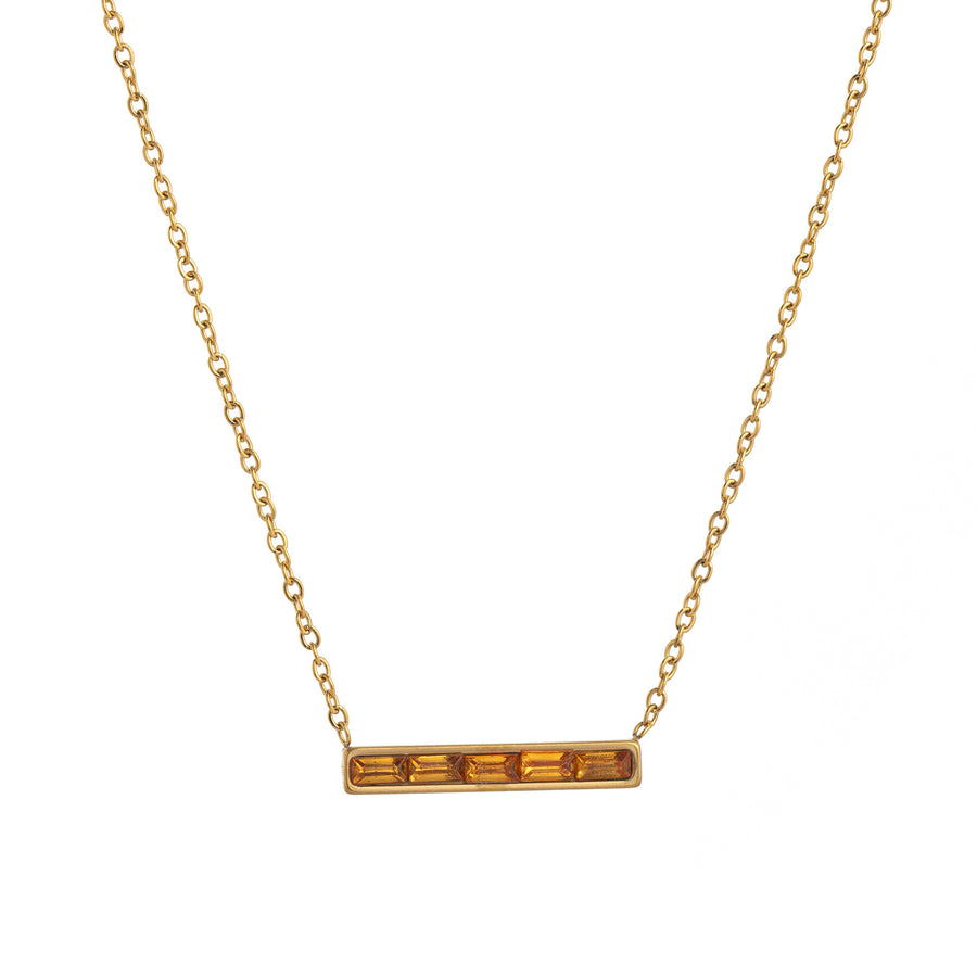 Niche Light-Luxury December Birthstone Pendant Necklace