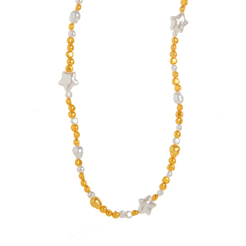Fashionable High-end Colored Pearl Pendant Necklace