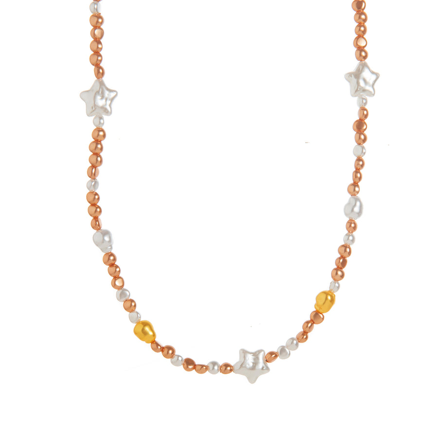 Fashionable High-end Colored Pearl Pendant Necklace