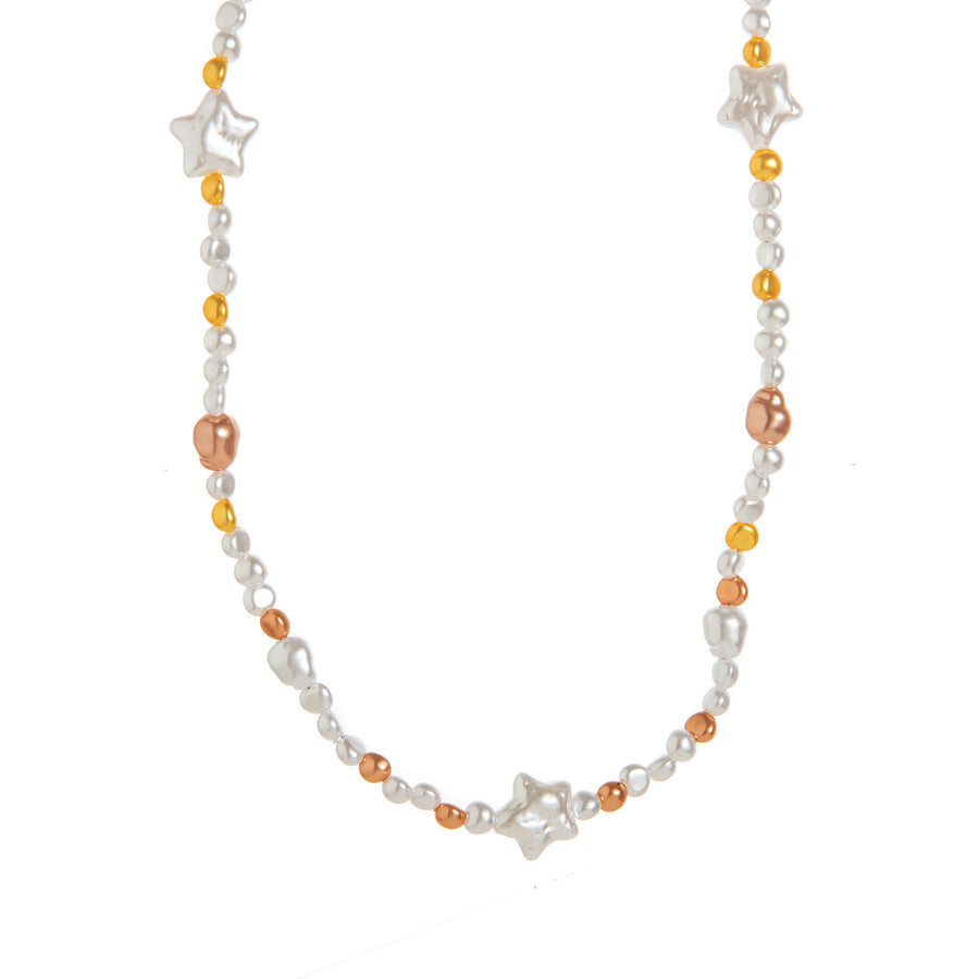 Fashionable High-end Colored Pearl Pendant Necklace
