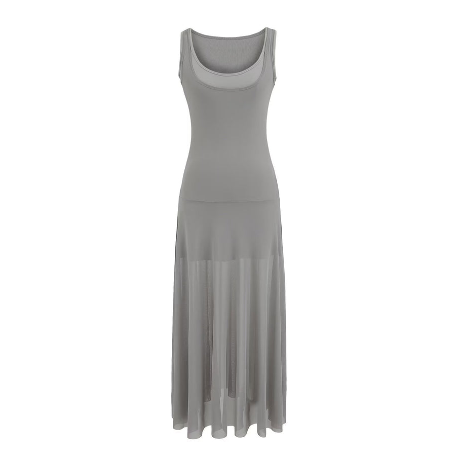 Stylish Summer Sleeveless Vest Dress for Ladies