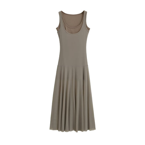 Stylish Summer Sleeveless Vest Dress for Ladies