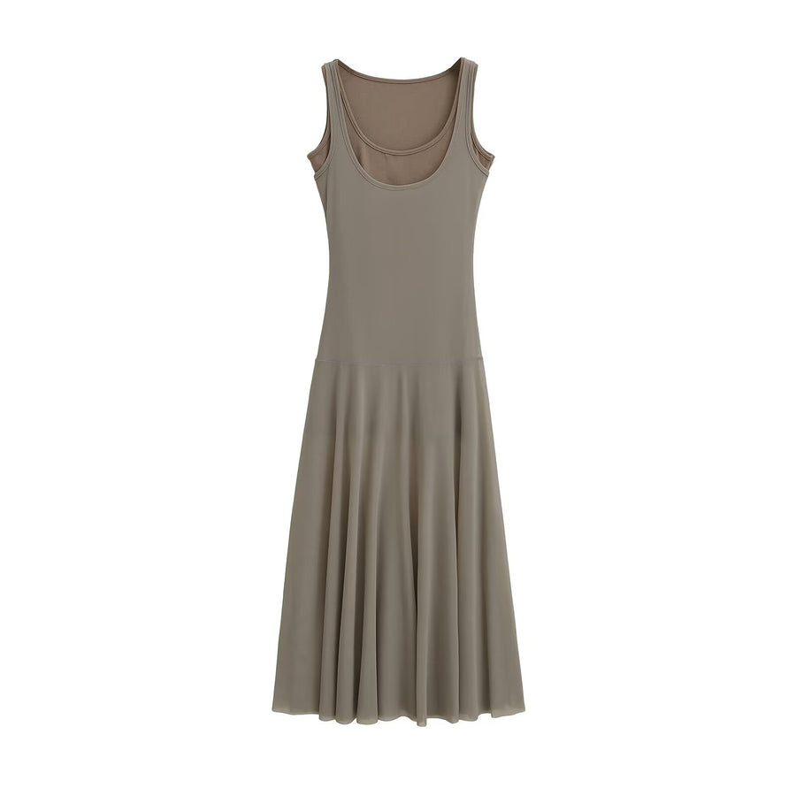 Stylish Summer Sleeveless Vest Dress for Ladies