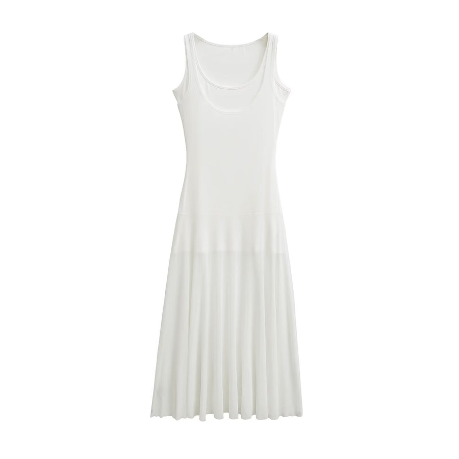 Stylish Summer Sleeveless Vest Dress for Ladies