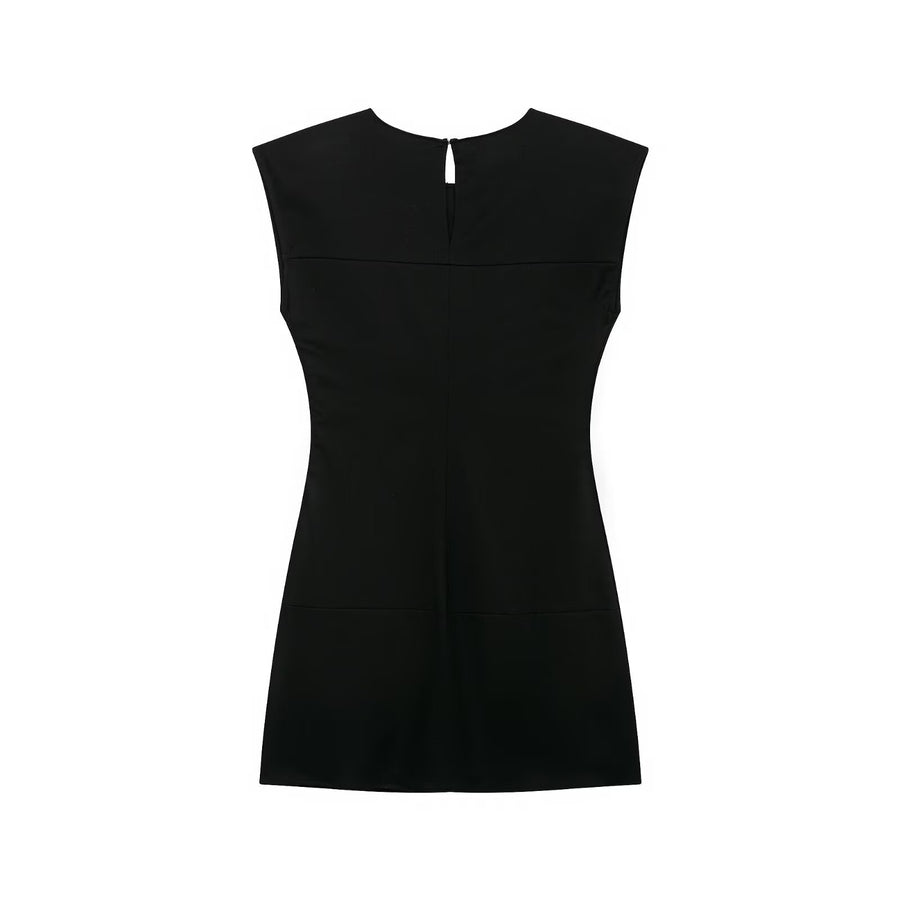 Summer New Fashion Rope-Knot-Trim Dress for Ladies