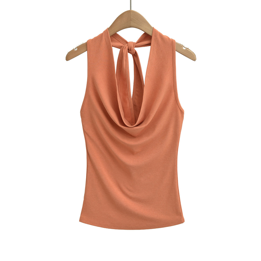 Halter-neck Vest for Women - Summer Backless Outerwear