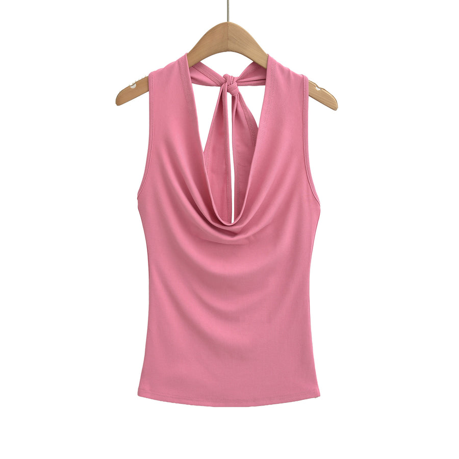 Halter-neck Vest for Women - Summer Backless Outerwear