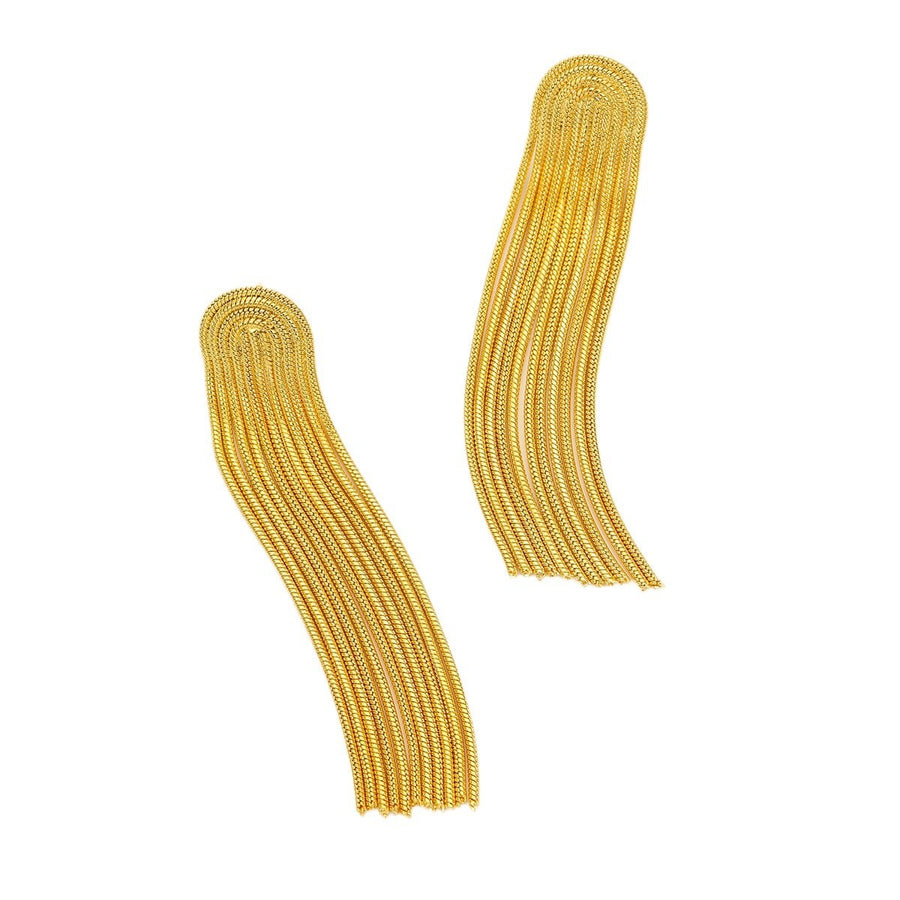 Long Stainless Steel Tassel Earrings for Stylish Elegance
