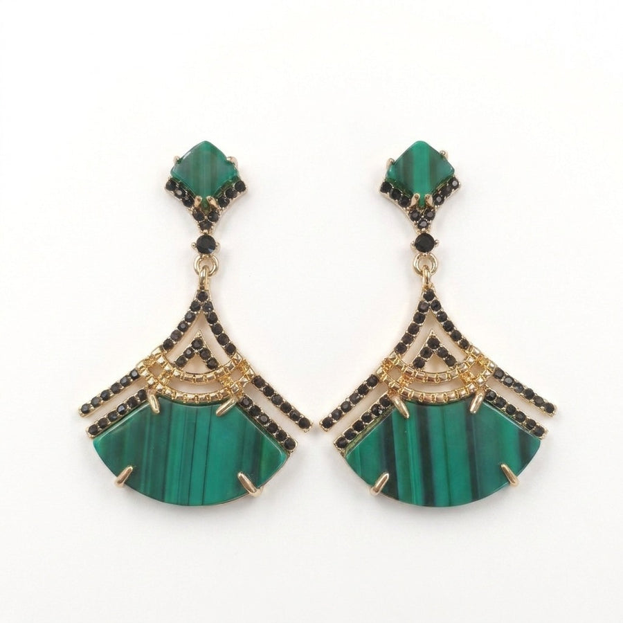 Stylish Drop Earrings - Luxurious Women's Jewelry