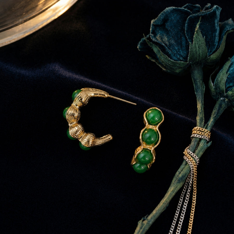 Stylish Drop Earrings - Luxurious Women's Jewelry