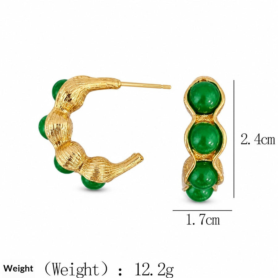 Stylish Drop Earrings - Luxurious Women's Jewelry