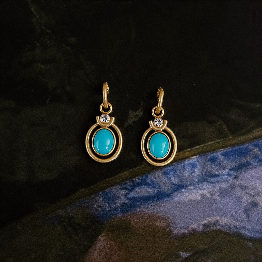 Retro Stud Earrings - High-End Niche-Style Hoops