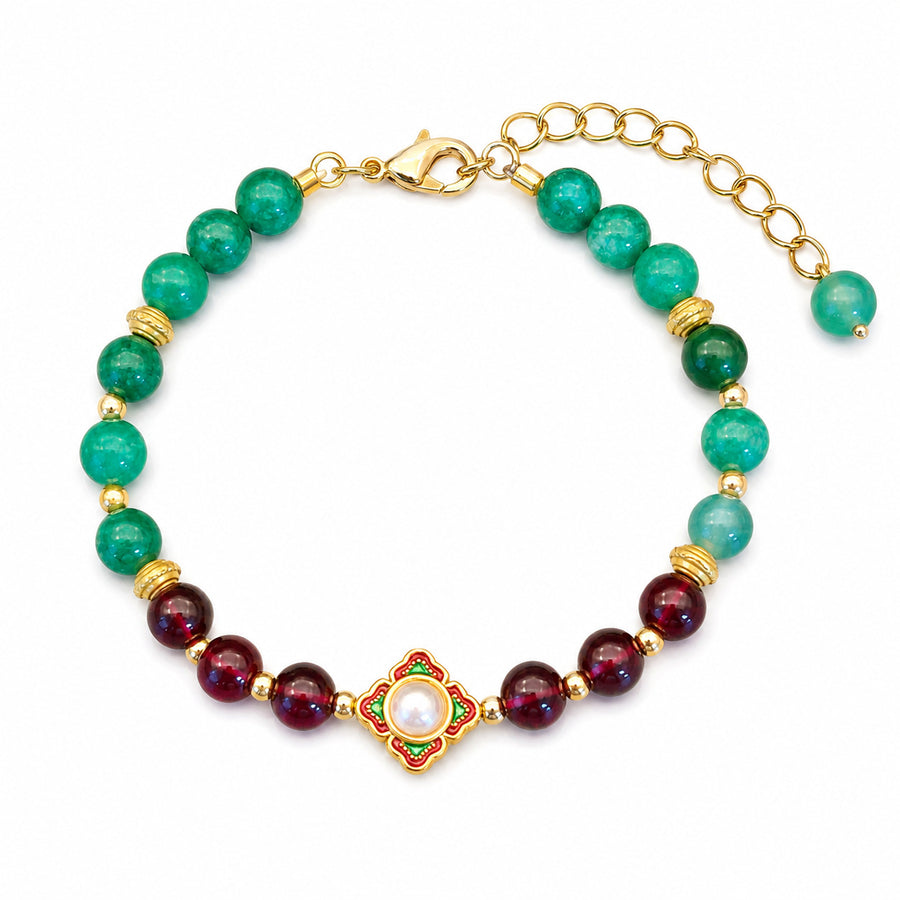 Personalized Chinese-style Pendant Necklace & Bracelet Set