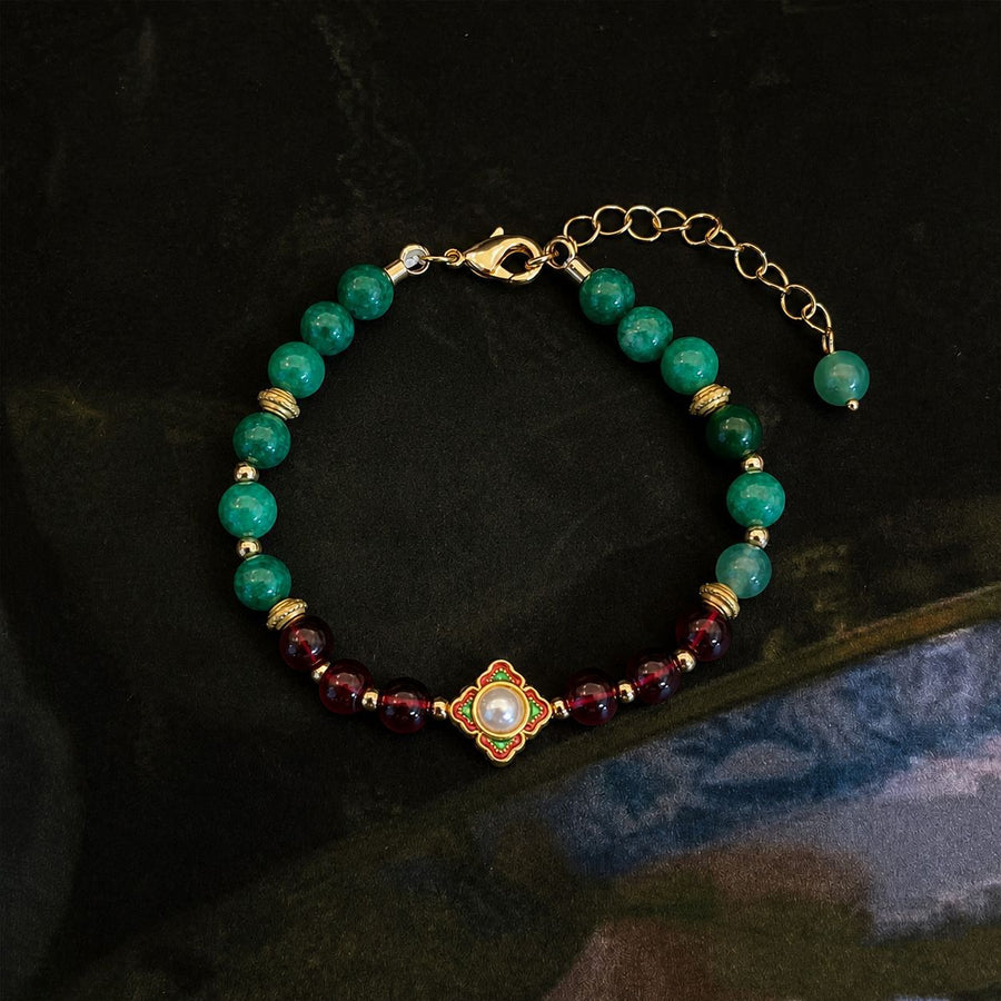 Personalized Chinese-style Pendant Necklace & Bracelet Set